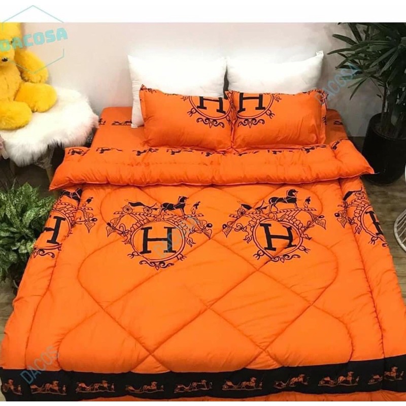Bộ chăn ga 5 món HM Cam