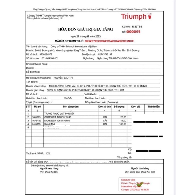 👙Quần lót nữ Triumph SKINFIT MIDI