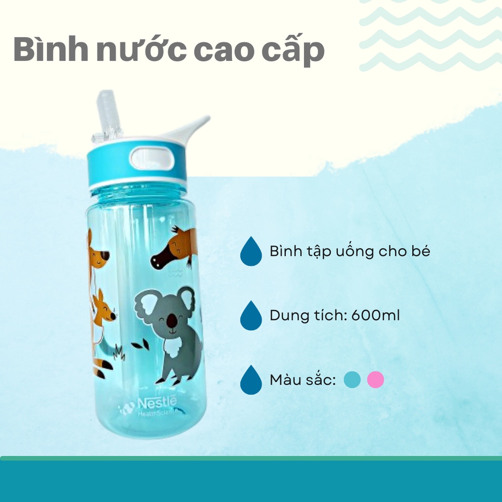 [GIFT] Bình tập uống nước cho bé cao cấp Nestle 600ml