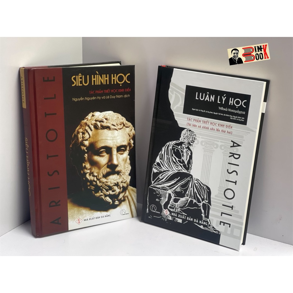 Sách - (Combo 2 cuốn - Bìa cứng) Siêu Hình Học - Luân Lý Học – Aristotle - Book Hunter - NXB Đà Nẵng