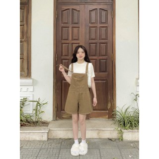 YẾM QUẦN SHORT JEANS NÂU