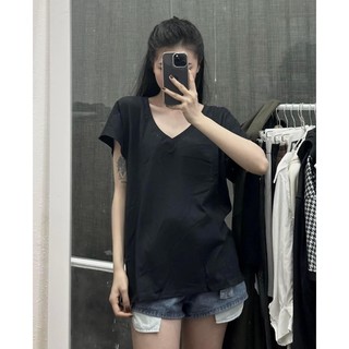 Áo Thun Cổ Tim Basic From Dài Dễ Phối Đồ - 25 Store