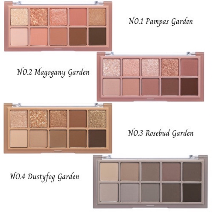 Bảng Phấn Mắt 10 Màu ROMAND Better Than 7.5g