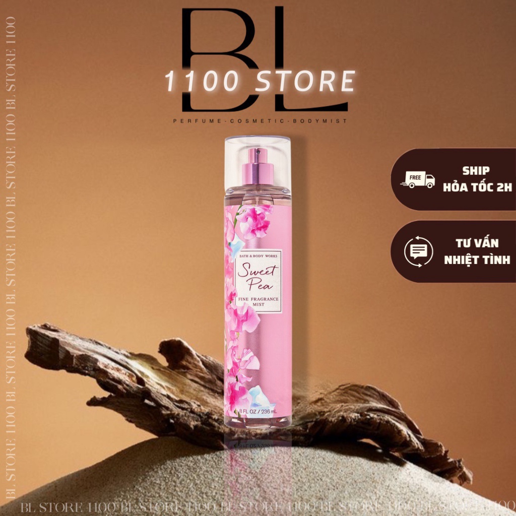 ✨BL✨ Xịt Thơm Toàn Thân Bath & Body Works SWEET PEA