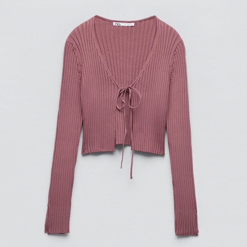 Áo Cadigan Nữ Zara Auth sales