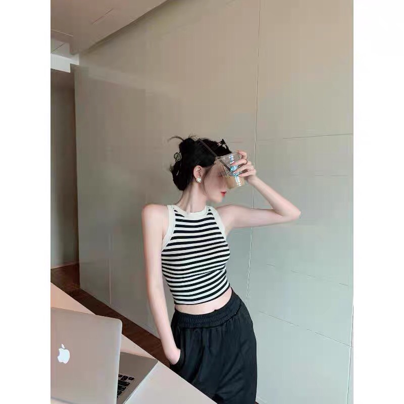 Áo Croptop Nữ Sát Nách - Ba Lỗ Len Tăm Không Tay Ôm Body Đi Biển, Dạo Phố LIZ-A340.1 | BigBuy360 - bigbuy360.vn
