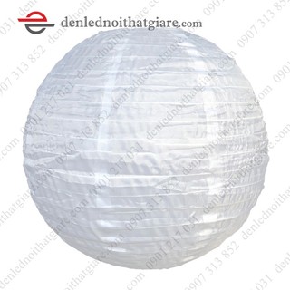 Đèn lồng VẢI DÙ (nylon , voan) - 40cm  kiểu Tròn 100I40