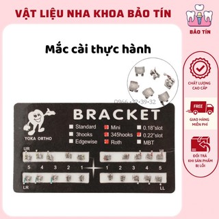 Mắc cài kim loại chỉnh nha, Mắc cài thực hành roth 345 hook
