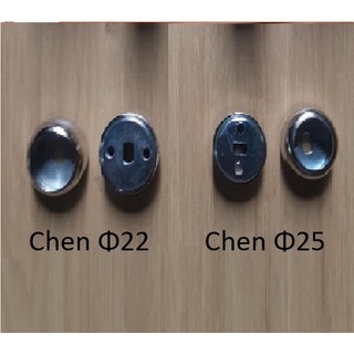 Combo 5 cặp chén Φ22 - Φ25 thanh treo tủ áo (1 cặp 2 chén )