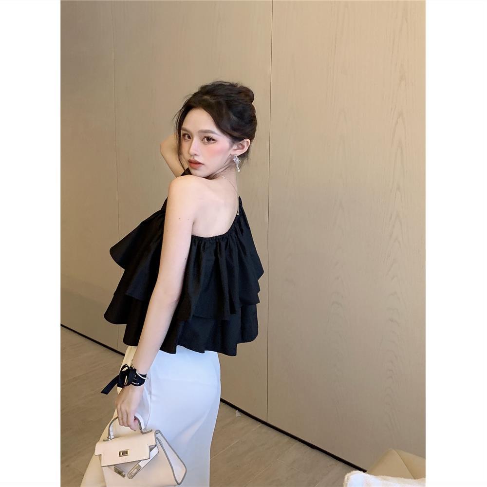 Áo Ren Trễ Vai Không Tay Thời Trang Mùa Hè Dành Cho Nữ