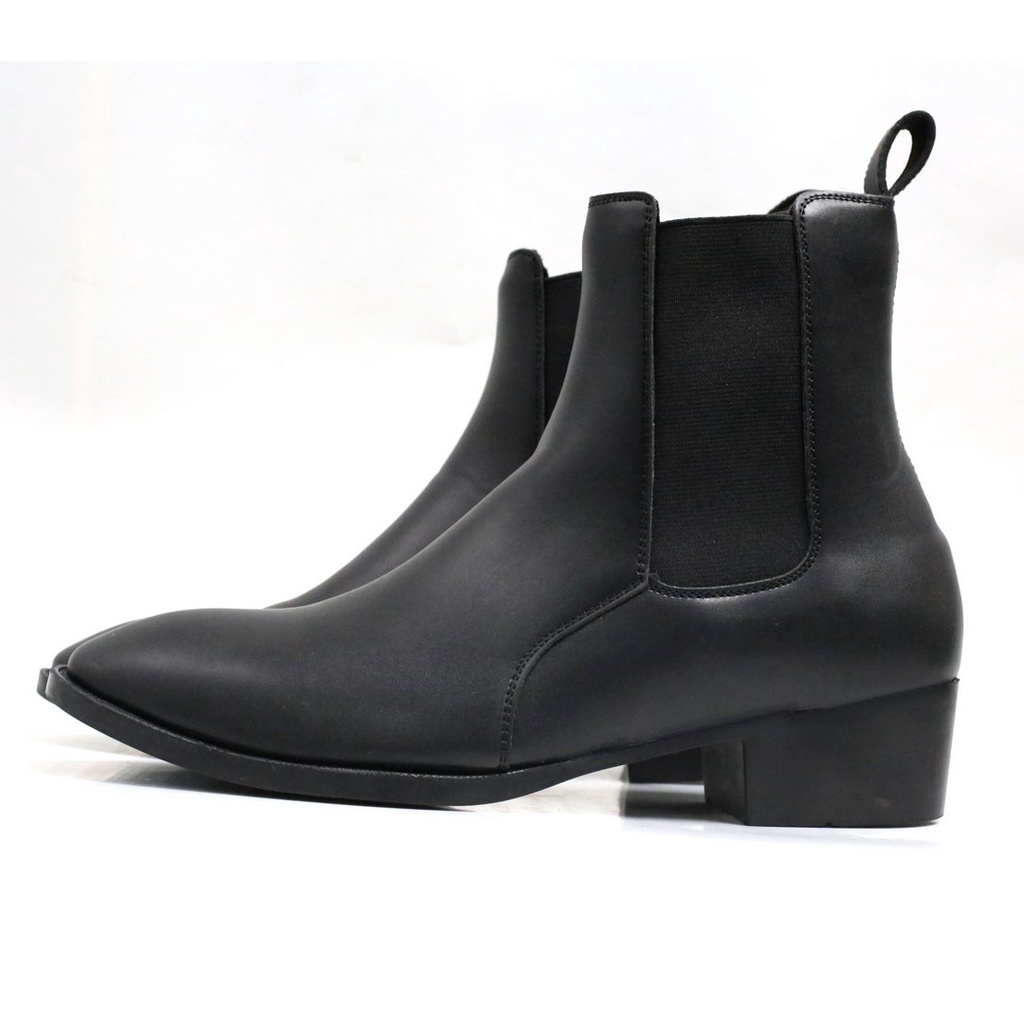 Giày da chelsea boots MĐ G1121 đế cao 5cm