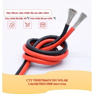 Dây cáp dc silicon 16-25-35-50-75mm
