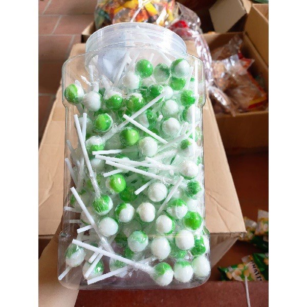 Combo 50 Cây Kẹo Mút Mini Mix Các Vị Trái Cây Cho Bé