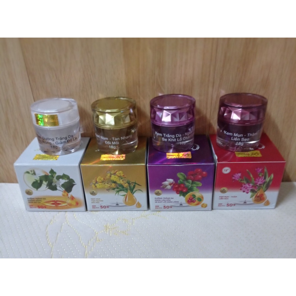 Kem AT White dưỡng trắng - Ngừa mụn - Mờ thâm nám- Ngừa lão hóa chuyên sâu18G