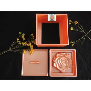 KHUÔN XÔI VUÔNG HÌNH HOA HỒNG, HOA SEN 12 CM - HIỆU NGỌC LAN