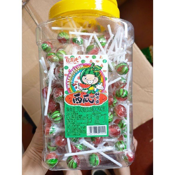 Combo 50 Cây Kẹo Mút Mini Mix Các Vị Trái Cây Cho Bé