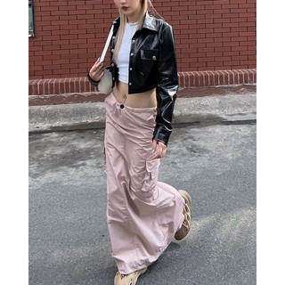 LONG CARGO SKIRT - TIDYCHIC