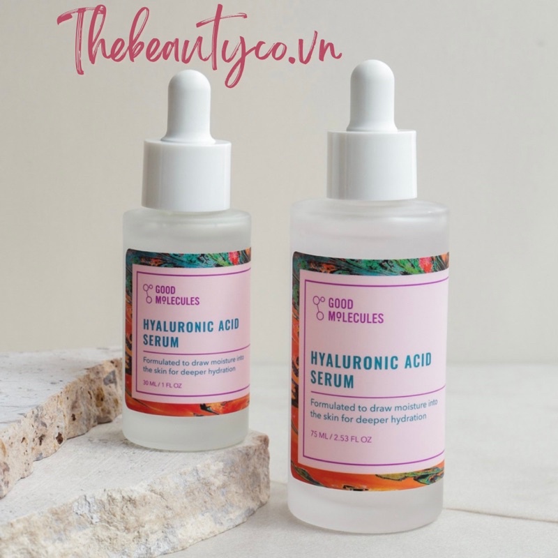 (Bill US) Good Molecules Hyaluronic Acid Serum cấp ẩm sâu cho da 30ml/75ml