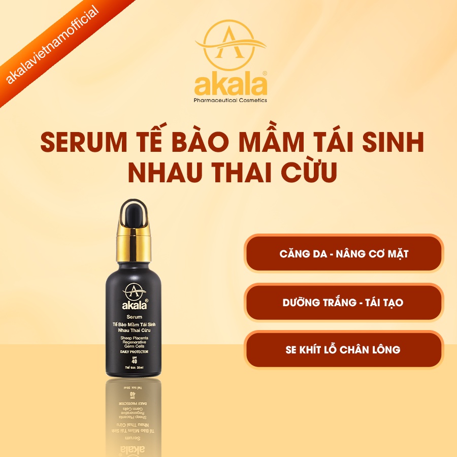 Serum Dưỡng Trắng - Tái Tạo - Căng Da - Nâng Cơ Mặt akala  30ml
