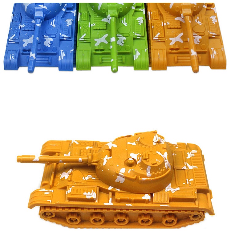 Đồ chơi xe tăng chạy bằng cót, Ô tô đồ chơi mô hình nhựa ABS cho bé