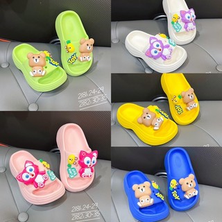 [ MỚI ] DÉP LÊ BÉ TRAI BÉ GÁI ĐẾ KẾP SIÊU NHẸ SIZE 24-35