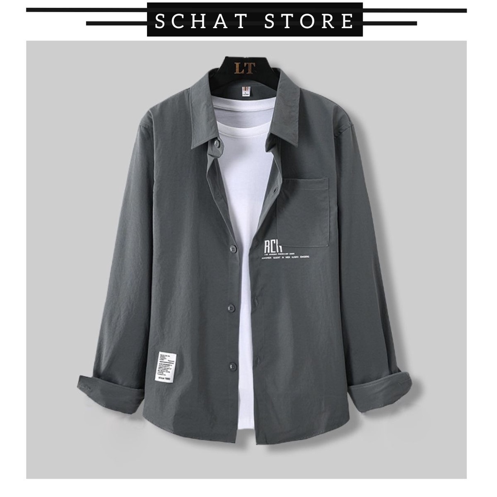 Áo sơ mi Thom Browne dài tay, somi dáng rộng unisex nhiều màu cá tính