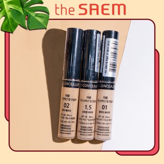 Kem che khuyết điểm THE SEAM Concealer triệt sắc che phủ cao che mụn quầng thâm mắt bộ trang điểm chính hãng CKD chumia