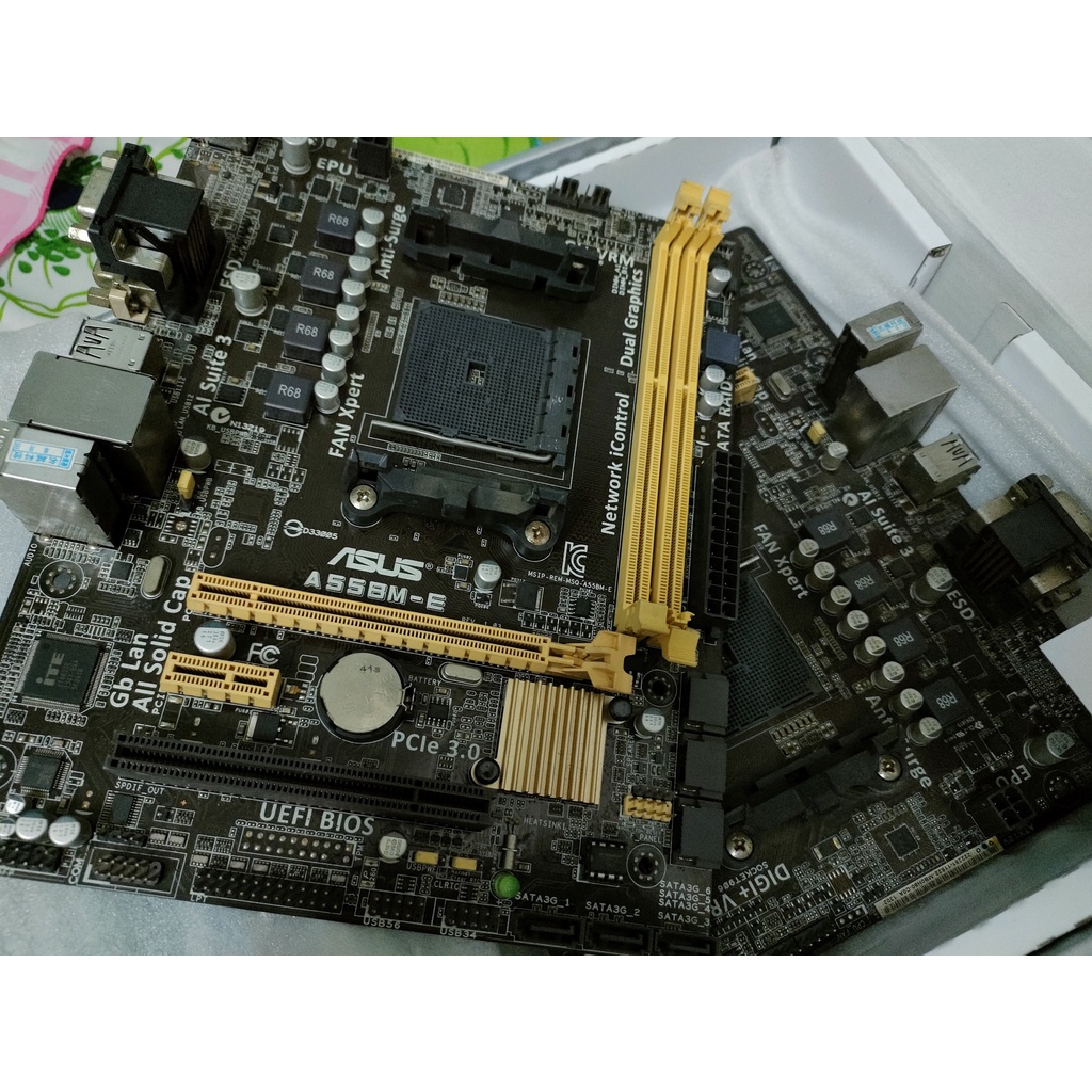 COMBO MAIN AMD FM2 + Tặng CPU A6 6400K + FAN + CHẮN MAIN.