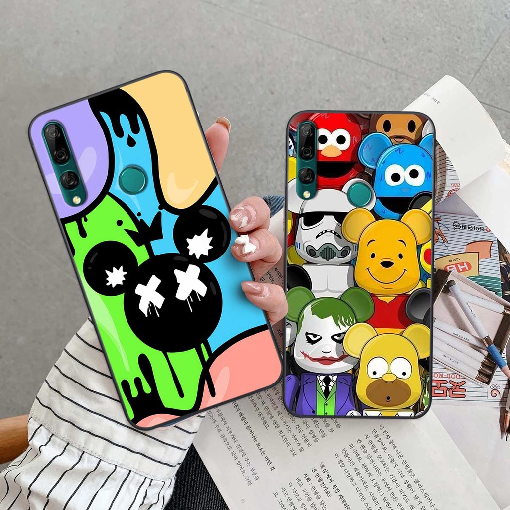 Ốp lưng Huawei Y9 2019 / Y9 Prime 2019 hình kaws bearbrick gấu siêu đẹp, ốp rẻ bền đẹp