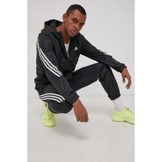 SET Gió Adidas Sportswear H15580 gió 2 lớp với 3 sọc chủ đạo sẵn size M L XL á