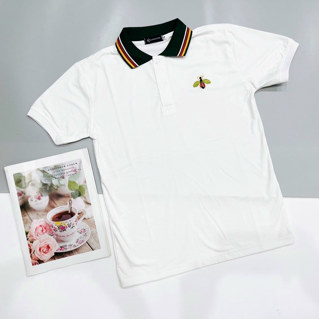 Áo thun nam tay ngắn polo có cổ cao cấp giá rẻ vải cotton co giãn 4 chiều mẫu mới nhất.TRU1 MSP34284