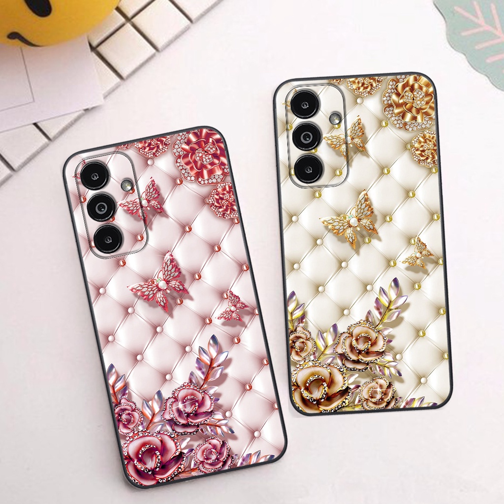 Ốp Samsung A04s in hình hoa lá họa tiết siêu đẹp, sang trọng