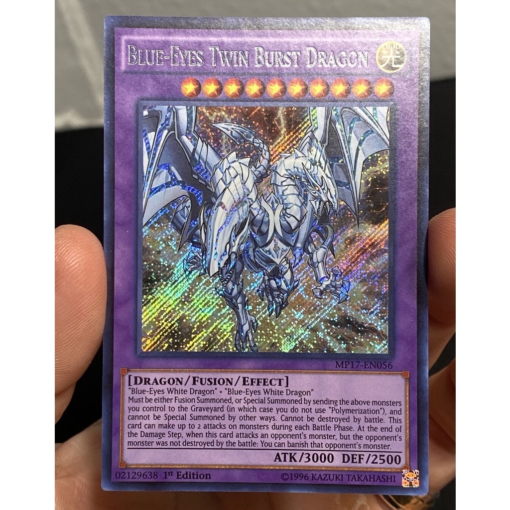 Bài Yugioh OCG - Blue Eyes Twin Burst Dragon