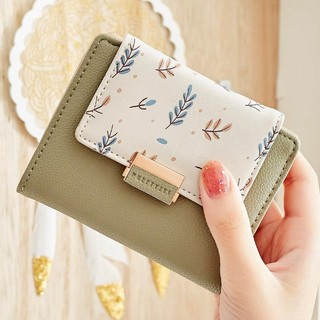 Ví nữ mini siêu xinh hình lá nhiều ngăn cầm tay đựng tiền TAOMICM