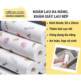 Cuộn khăn giấy đa năng lau bếp, lau vật dụng dính dầu mỡ, tiết kiệm, tiện lợi ha252