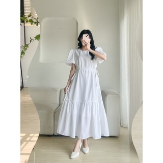Đầm tay bí rút dây eo -Thiết kế từ 𝐋𝐢𝐚𝐥𝐢𝐥𝐢