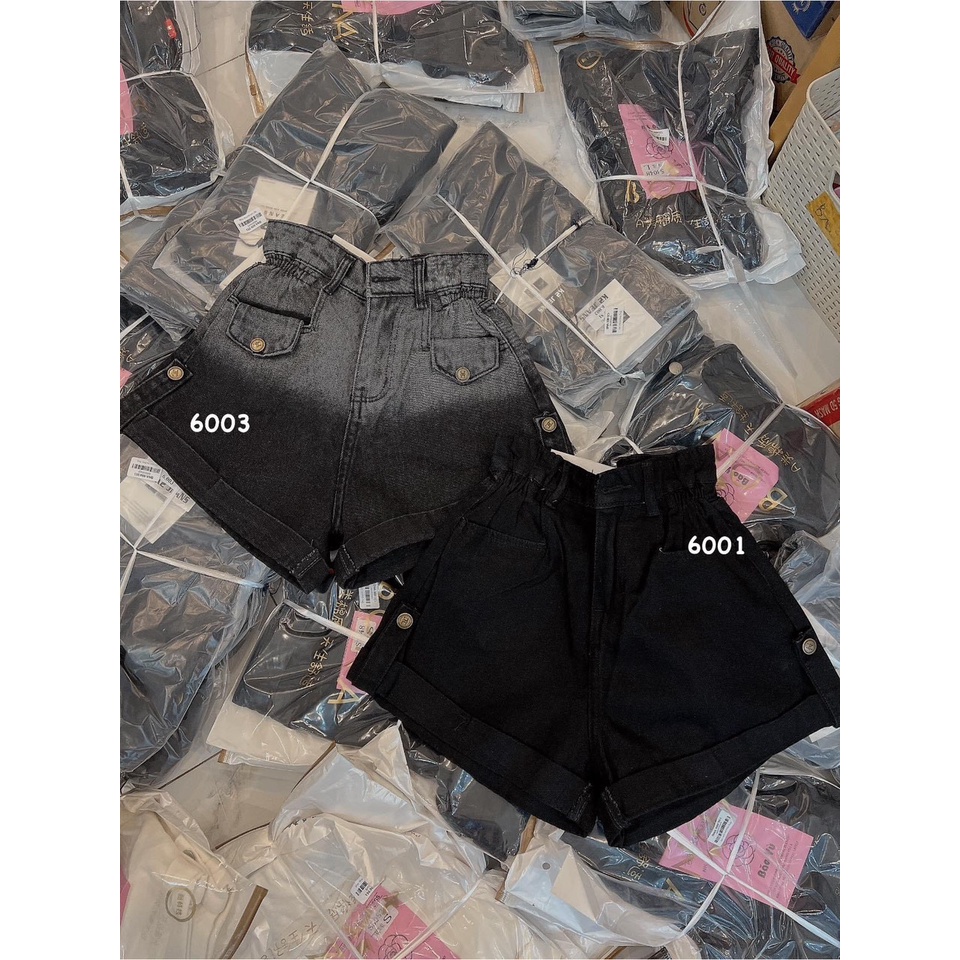 QUẦN SOOC Jeans QUẦN SHORT NỮ ULZZANG LƯNG CAO PHONG CÁCH HÀN QUỐC TRẺ TRUNG
