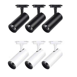 Combo 3 Đèn Led rọi ray ống bơ 3W HL Studio (tặng thanh ray 1 mét)