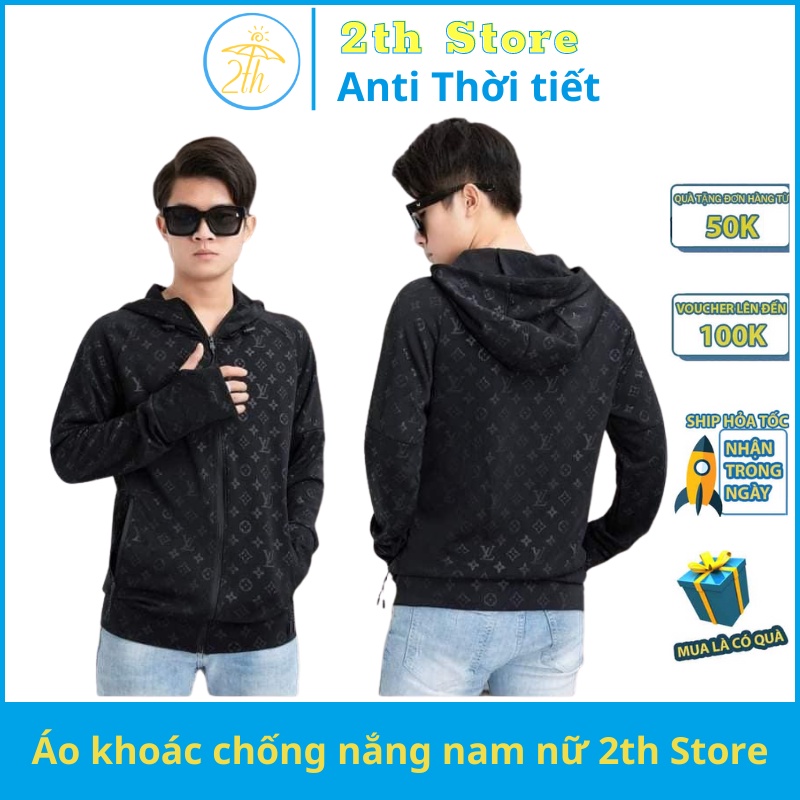 Áo khoác chống nắng nam nữ 2th Store Áo chống nắng vải kim cương thông hơi cao cấp dập vân thấm hút mồ hôi chống tia UV