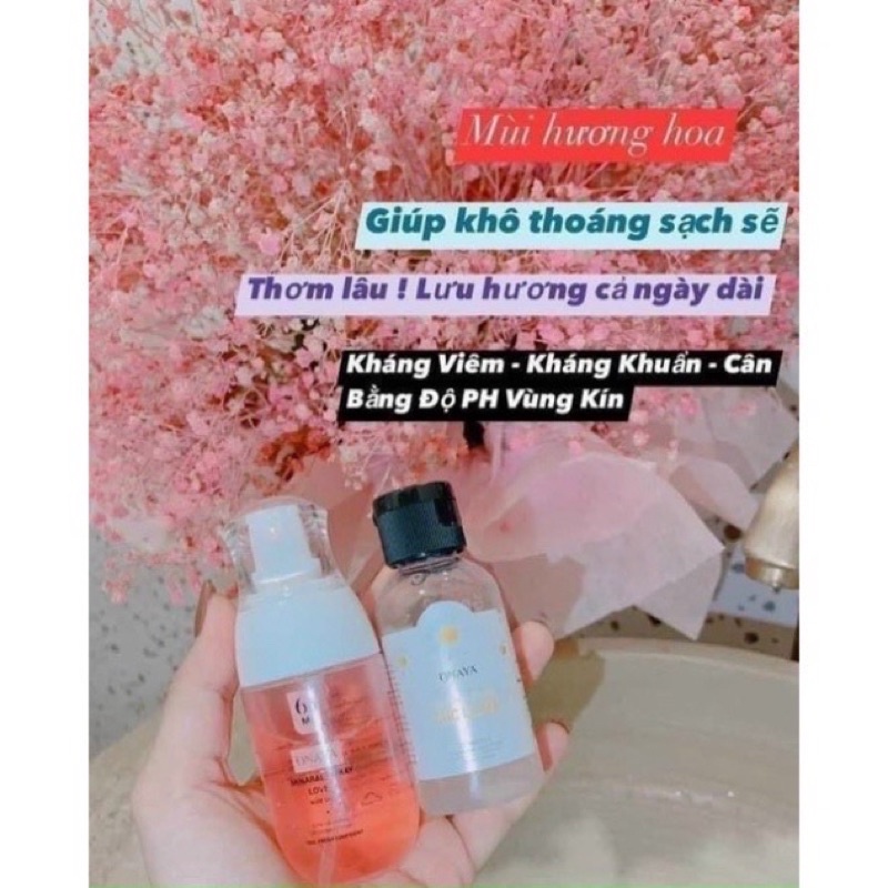 xịt khoáng vùng kín onaya chai 60ml Minaral Spray Lovely+ ddvs cúc la mã