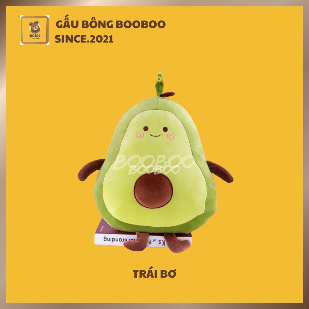 ❤️Sỉ❤️ Gấu Bông Rau Mầm Siêu Mềm Mịn Siêu CuTe-Gấu Rau Mầm Cây, Trái Bơ, Hình Thú Dễ Thương Gấu bông BooBoo