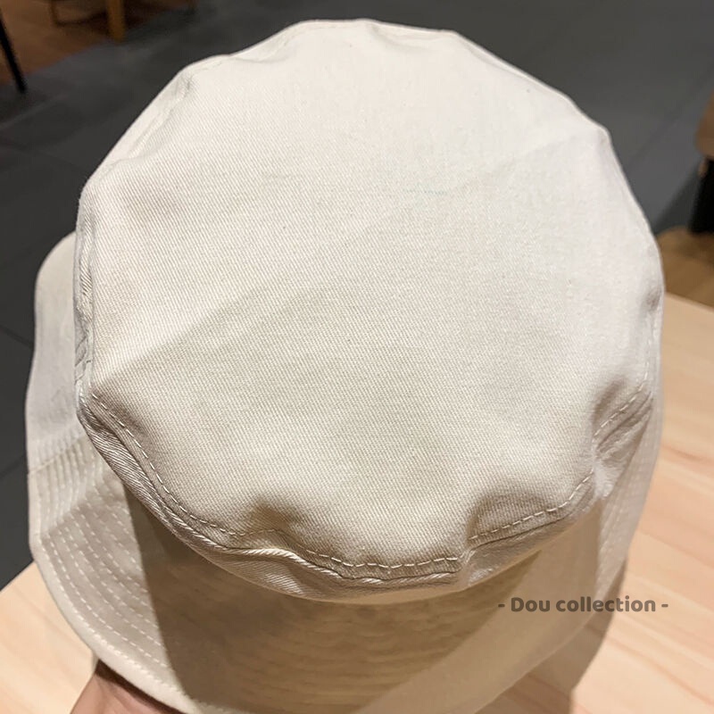 Mũ bucket vành tròn nam nữ unisex thêu hình cá mập phong cách ulzzang màu đen, be, xanh đen - Mã NV053