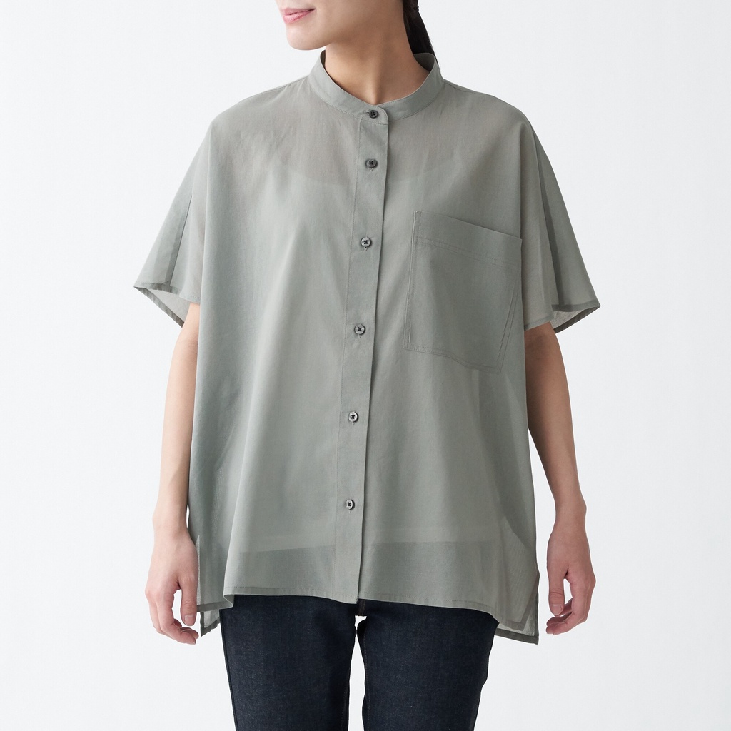 MUJI ÁO KIỂU COTTON ẤN ĐỘ ONE SIZE