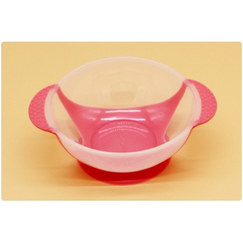 Bát ăn dặm chống đổ cho bé màu xanh, vàng