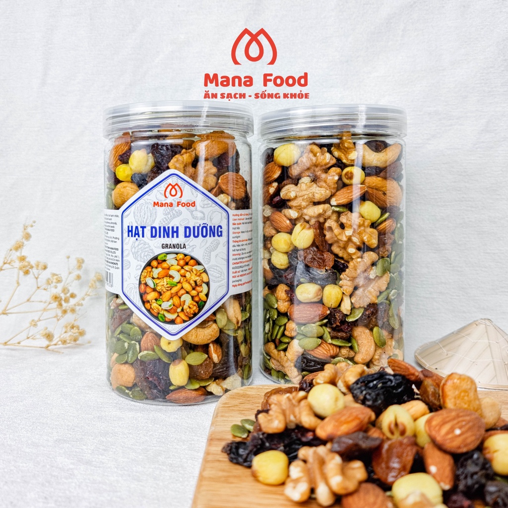 Granola Siêu Hạt Cao Cấp Mana Food 500G