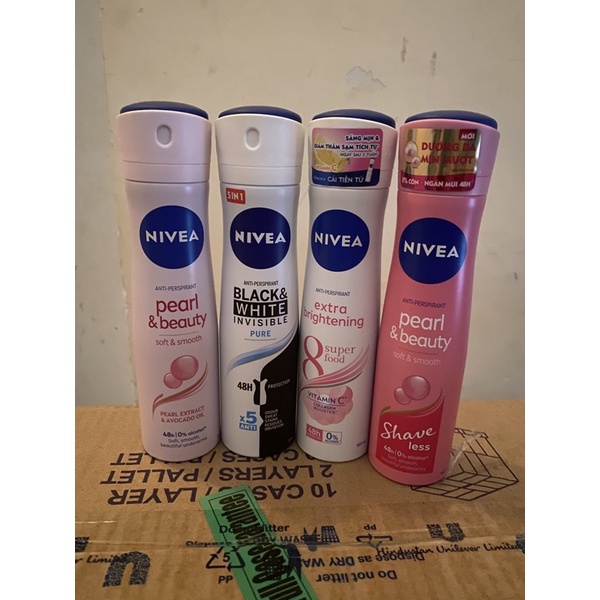 Xịt Ngăn Mùi Nivea 150ml đủ mùi