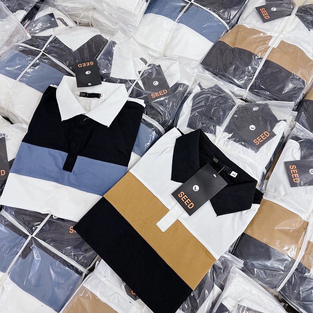 Áo POLO nam nữ PHỐI MÀU cực đẹp, mặc chất chất liệu Cotton cá sấu co giãn thoải mái trẻ trung MX1-POLO-03