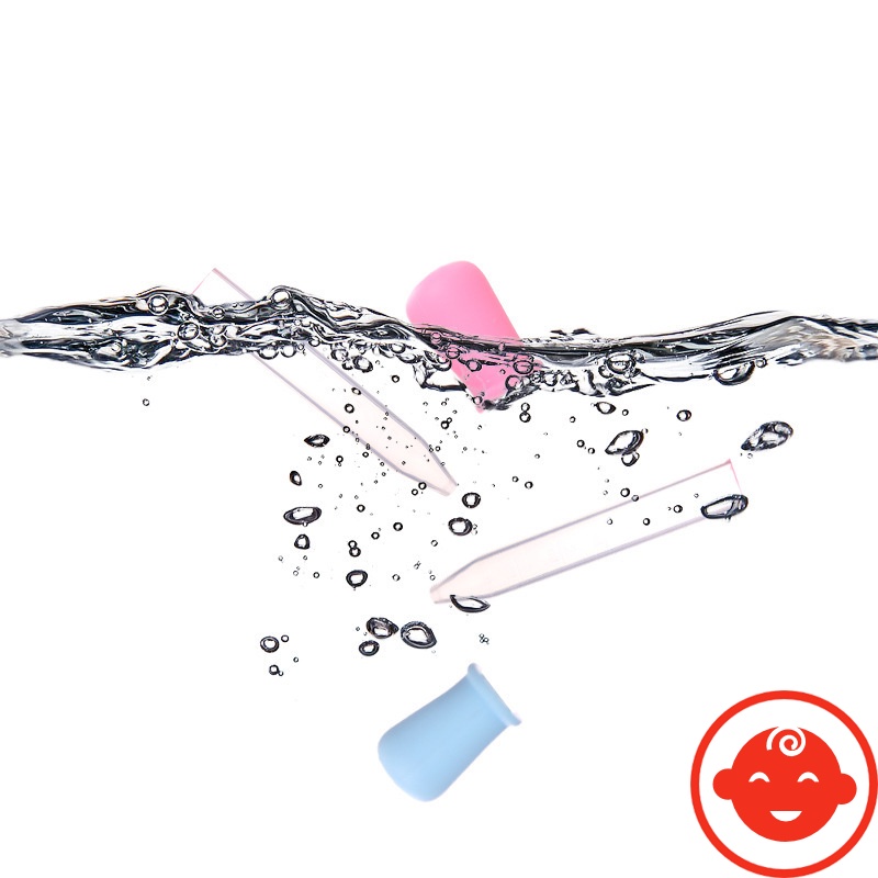 Ống hút sữa, bón thuốc đầu bóp silicon mềm cho bé 5ml