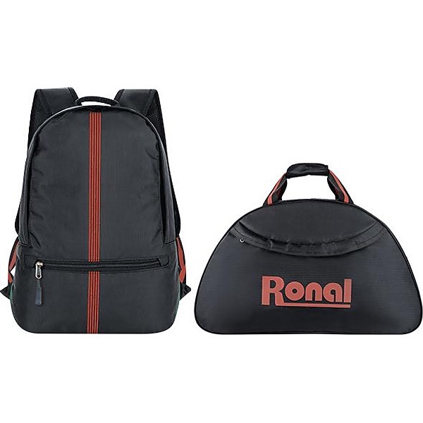 Combo Balo + Túi Du Lịch Ronal CB05 CMTX18BL85 - Đen Sọc Cam