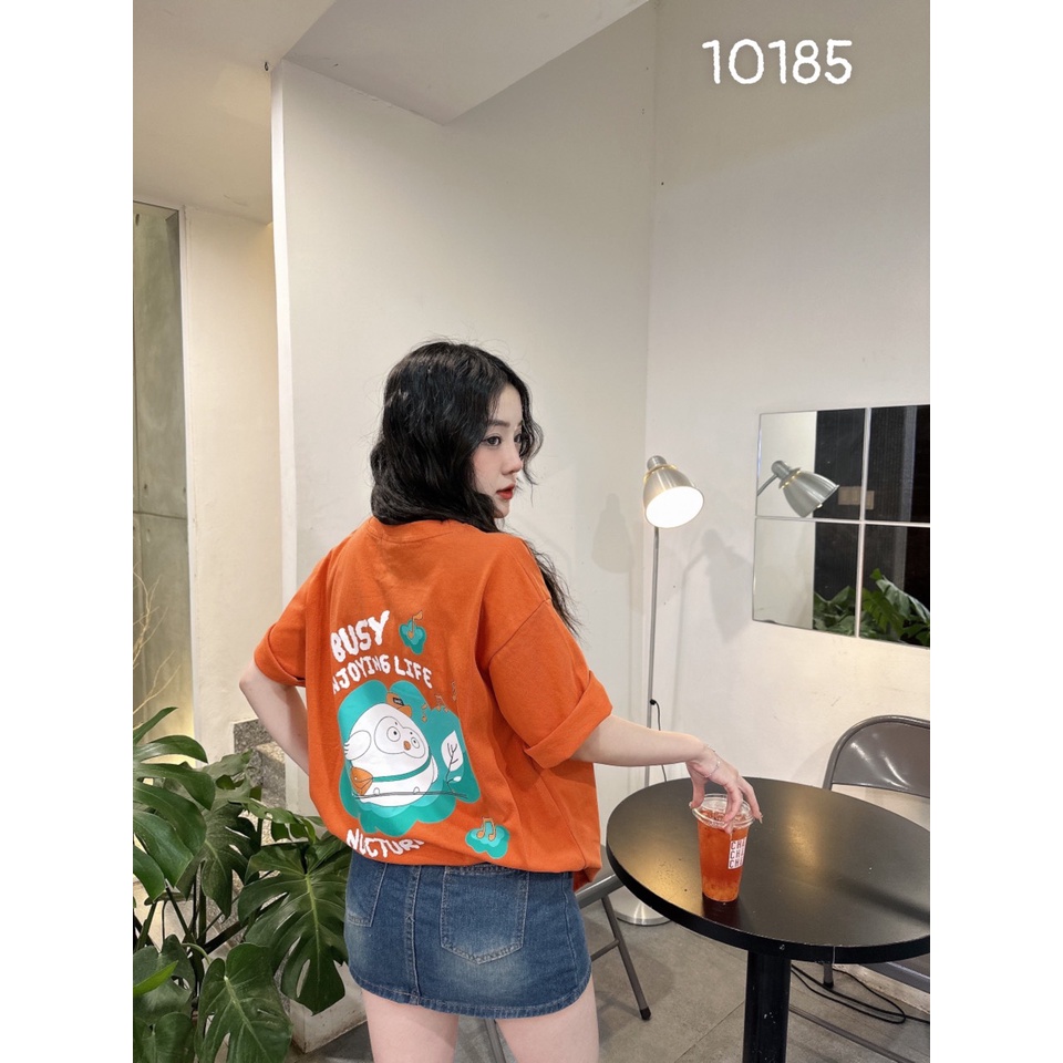 Áo Phông KAIDING Cao Cấp Dáng Rộng Áo Thun Dáng Thụng In Chữ BUSY mã 10185